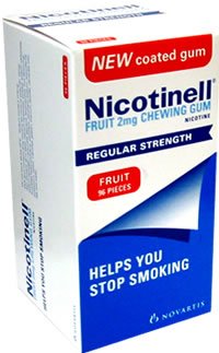 Nicotinell Fruit Chewing Gum 12 pieces 2mg
