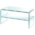 Nimbus Coffee Table   Size: 800x400x380 mm 8mm glass  A modern piece of bend glass the single sheet