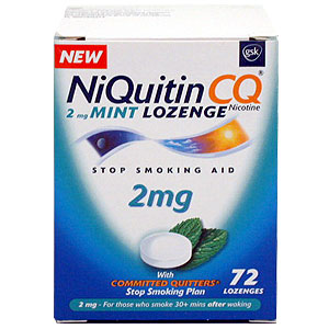 NiQuitin CQ 2mg Mint Lozenge - Size: 72