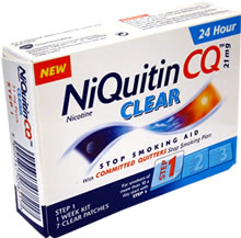 Unbranded Niquitin CQ Clear Step 1 21mg 7 patches