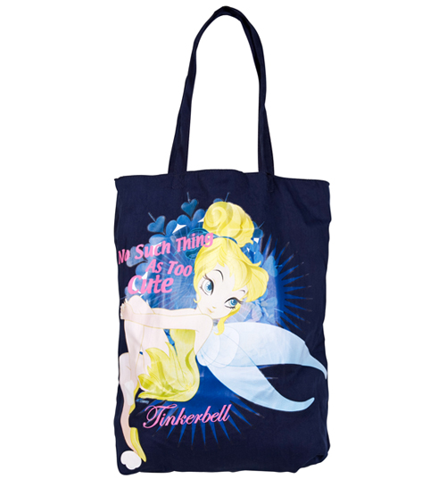 Unbranded No Such Thing As Too Cute Tinkerbell Canvas Tote