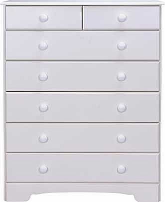 Unbranded Nordic 5 2 Drawer Chest - White