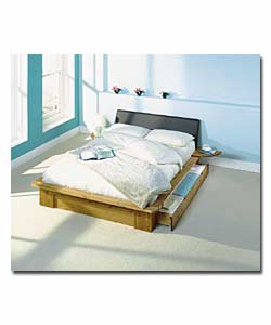 Solid pine king size bed in new continental design
