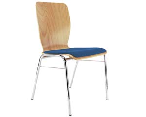 Unbranded Norham chair with upholstered seat