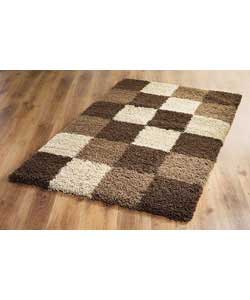 Unbranded Norvik Shaggy Blocks Rug 190 x 140cm