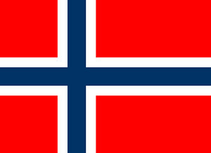 Unbranded Norway paper flag, 11