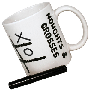 Unbranded Noughts and Crosses Mug