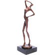 Nude Solid Bronze Sculpture