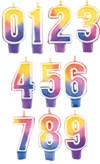 Unbranded Number Candle: Multi Colour - Zero