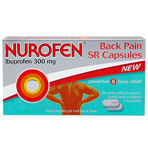 Nurofen Back Pain SR Capsules are specially designed to target back pain. The sustained release