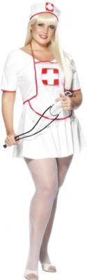 This PVC nurse costume will cheer up any patient Will Fit Dress Size 14-16 Bust 40-44