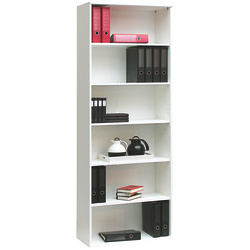 Unbranded (O) 4 Shelf White Bookcase from the Black and