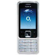 The O2 Nokia 6300 mobile phone comes in a sophisticated modern design and has a colour screen with t