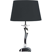 Unbranded OA719 TLTI/S901 14BK - Titanium and Crystal Table Lamp