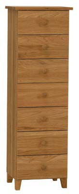 OAK 7 DRAWER CHEST MARLBOROUGH