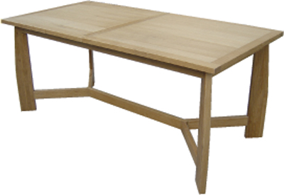 NEW LIFESTYLE OAK EXTENDING DINING TABLE