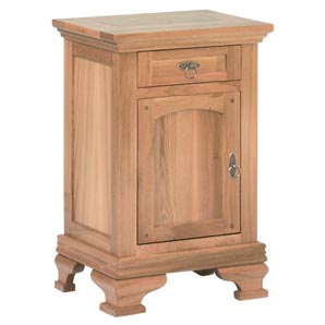 Beautiful bedside cabinet in solid oak with a righ