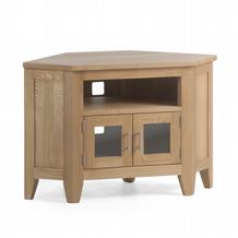 Oakleigh TV Cabinet - corner with glass doors