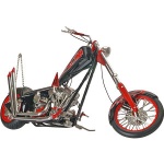 From the series of the outrageous customised bikes show is Paul Snr`s Custom Rigid Chopper