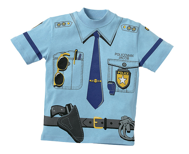 Occupation T-Shirt 2-4yrs, Police Officer, Personalised