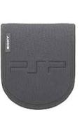 Soft black pouch ideal for UMD / Headphones storage. Includes PSP cleaning cloth