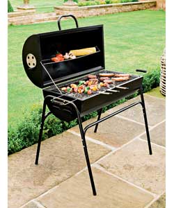 Unbranded Oil Drum Charcoal BBQ