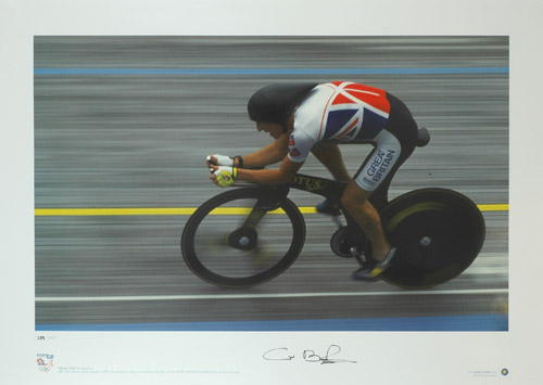 Olympic Gold: Signed by Chris Boardman