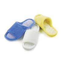 Unbranded Open Toe Terry Pillowstep Slide Iris Size 7