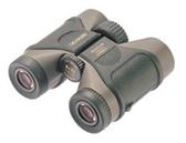 Small lightweight `take anywhere` binoculars with features akin to more traditional roof prism water