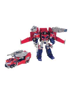 Optimus Prime the heroic Autobot leader returns tougher than ever to face his biggest challenge
