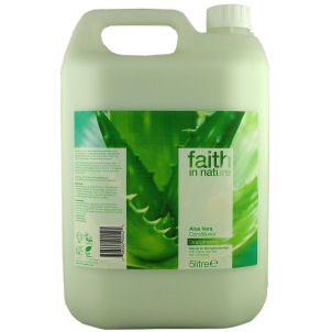 Organic aloe vera conditioner, by Faith in Nature, regenerates hair as it contains many enzymes, ami
