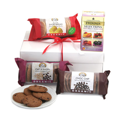 Just the tonic for somebody under the weather. An organic selection of cookies for a healthy pick-me