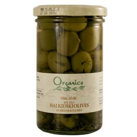 Unbranded Organico Fat Halkidiki Olives - 250g