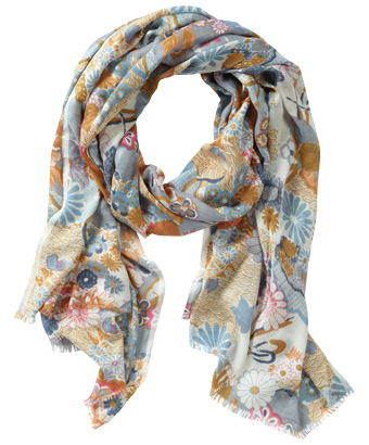 Unbranded Oriental Printed Scarf