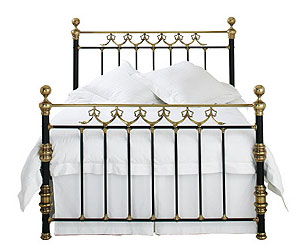 Original Bedstead Co- The Elgin (Antique Brass) 4ft 6&quot;Double Metal Bed