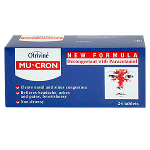 Unbranded Otrivine Mu-Cron Tablets