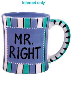 Unbranded Our Name is Mud - Mr Right Mug