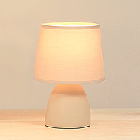 Oval Touch Lamp Cappaccino