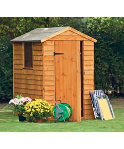 Overlap Wooden Shed 6x4ft