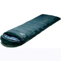 Unbranded Overnighter Plus Flannel Sleeping Bag Dark Navy