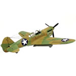 A stunning 1/35 scale replica of the P-40E Warhawk `Texas Longhorn` as piloted by the legendary John