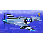 A detailed collector quality diecast replica of the P-51D Mustang U.S.A.A.F J Young. Each Armour Col
