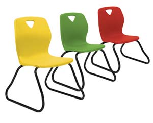 Unbranded P7 skid base chairs