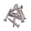 A2 stainless steel countersunk pozi drive woodscrews 4mm gauge, 25mm long, sold and priced in packs 