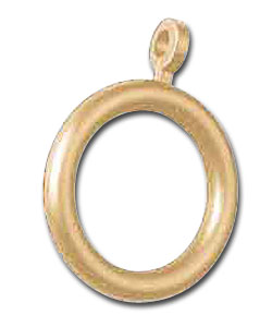Curtain Rings Hoops Gold