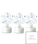 Unbranded PACK OF 3 MINI LED SNOWFLAKES