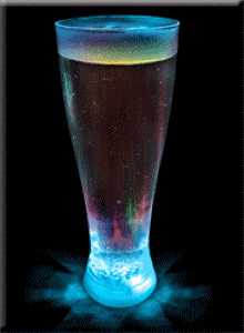 Unbranded Pack of Four Colour Changing Pint Glass