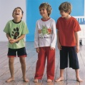 pack of three little monster pyjamas