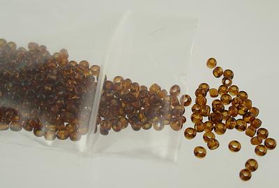 Pack of Tiny Brown Sead Beads
