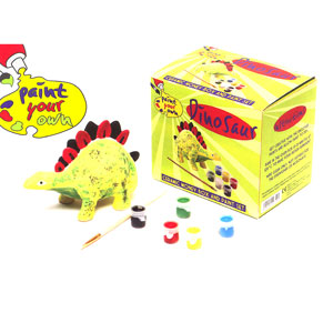 Paint your own Dinosaur is a ceramic money box and paint set. Get creative, there is nothing stoppin